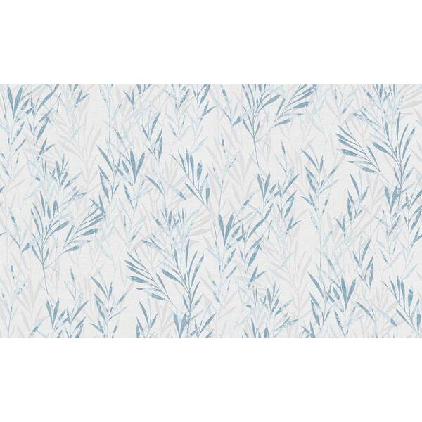 Advantage Botanical Blue Wallpaper Sample