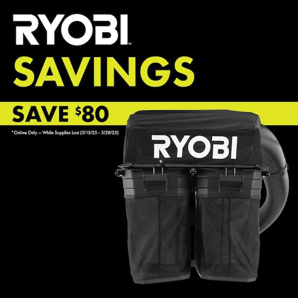 Bagger for RYOBI 80V HP 42 in. Zero Turn Riding Lawn Mower