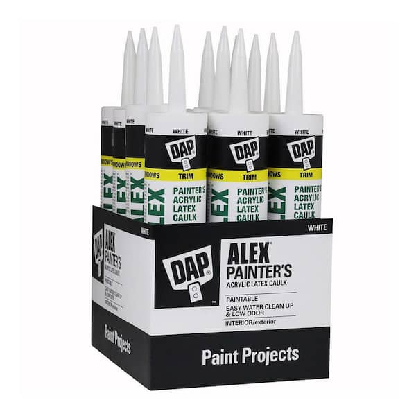 DAP Alex Painter's 10.1 oz. All-Purpose Acrylic Latex Caulk (12-Pack)