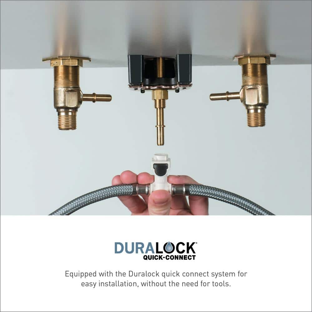 Ronan Spot Resist Brushed Nickel Two-Handle Widespread Bathroom Faucet