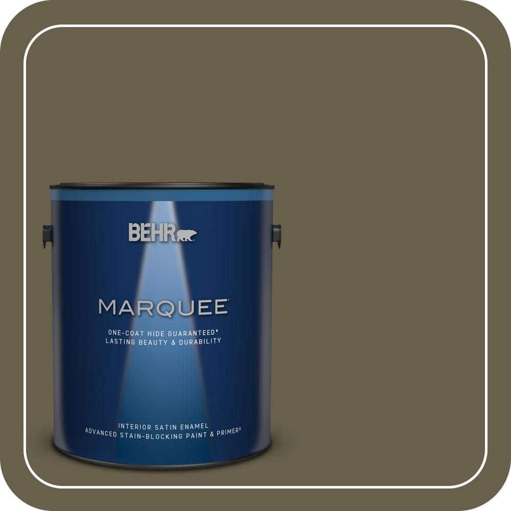 1 gal. #N340-7 Kilimanjaro One-Coat Hide Satin Enamel Interior Paint & Primer price history on PriceWatchPro