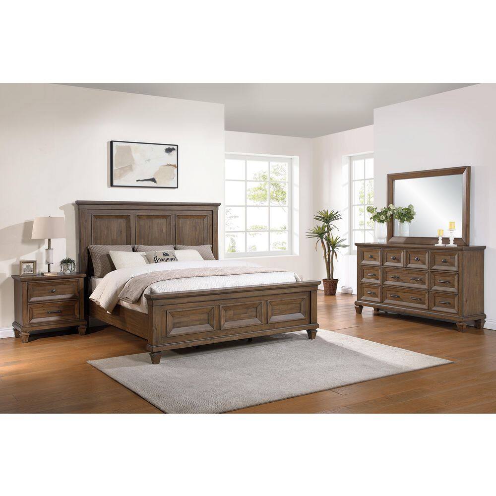 New Classic Furniture Mariana 4-Piece Vintage Mocha Wood Queen Bedroom Set with Dresser/Mirror and Nightstand price history on PriceWatchPro