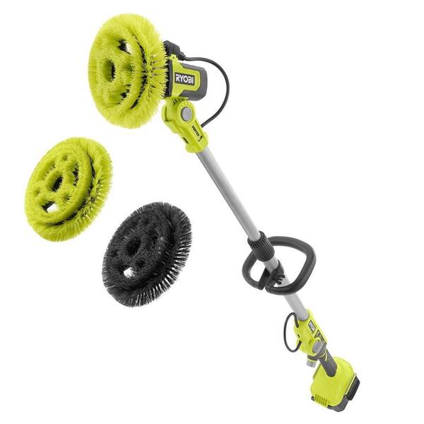 RYOBI ONE+ 18V Cordless Soap Dispensing Scrubber (Tool Only) with