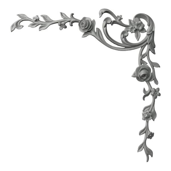 Ekena Millwork 1.25 in. x 17.875 in. x 18.25 in. Polyurethane Applique & Onlay Moulding