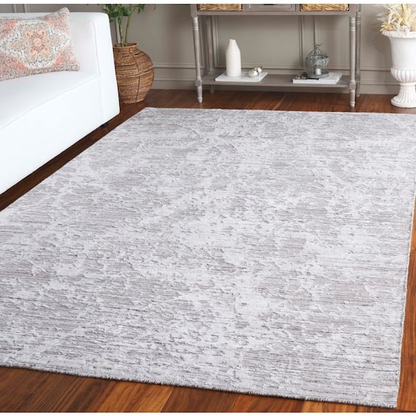 Mirage 6 ft. x 9 ft. Ivory/Taupe Abstract Area Rug