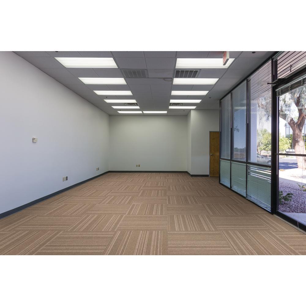 Black Ice 24" x 24" Peel and Stick Carpet Tiles