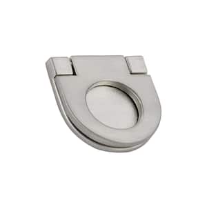 1 1/16 in. (27 mm) Brushed Nickel Modern Cabinet Drop Pull