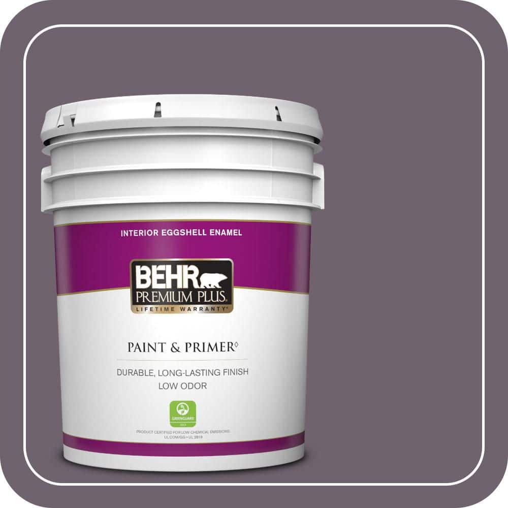 5 gal. #670F-6 Vintage Grape Eggshell Enamel Low Odor Interior Paint & Primer product image for price tracking
