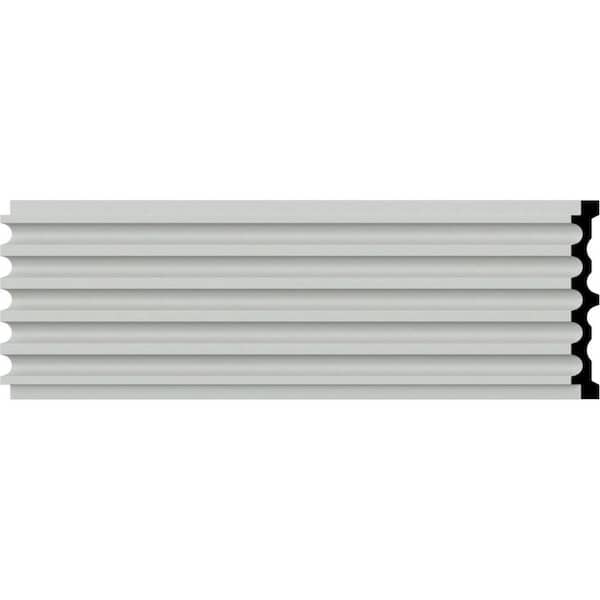 1 in. x 7 in. x 78-3/4 in. Primed Polyurethane Fluted Casing
