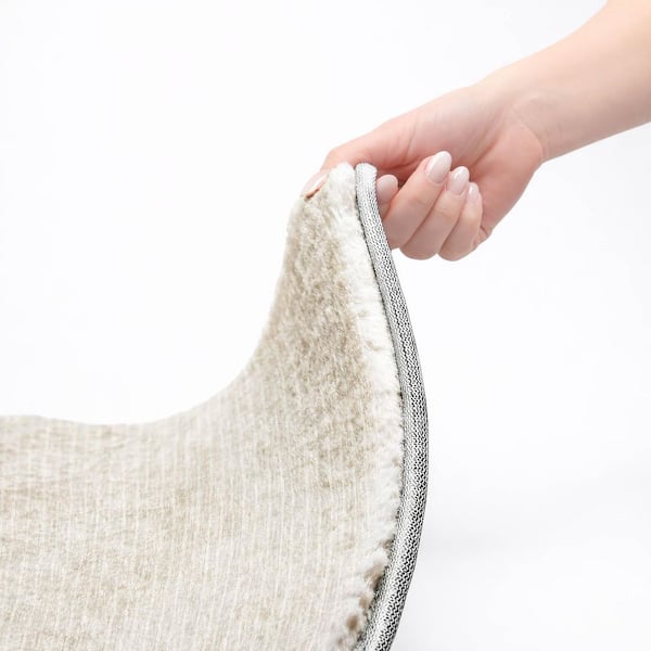 Dream Shag Premium Machine Washable Abstract ADS138 Linen 9 ft. x 12 ft. Area Rug