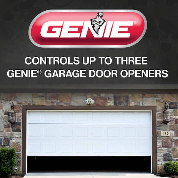 On Garage Door Opener Remote, Genie Keypad Garage Door Opener Home Depot