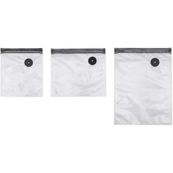 Caso BPA-Free Zip Vacuum Bags with 6-Quart size, 8-Half Gallon size, and 6-Gallon Size