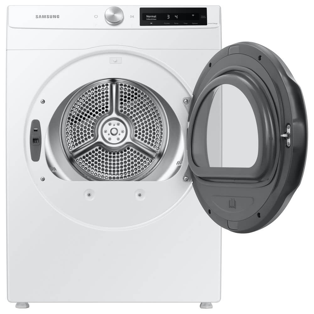 Samsung 4.0 cu. ft. White Smart Electric Dryer with AI Dial