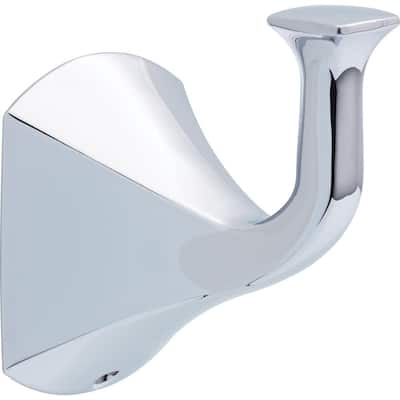 Pierce Single Towel Hook Bath Hardware Accessory in Polished Chrome