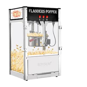1600W 120V 16oz Black Kettle Popcorn Machine Maker Countertop