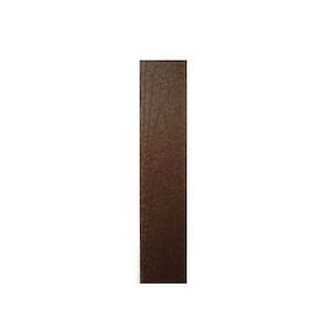 3/8 in. x 3-1/2 in. x 5 ft. 9 in. Rosewood Wood Grain Embossed Composite Square Top Fence Picket