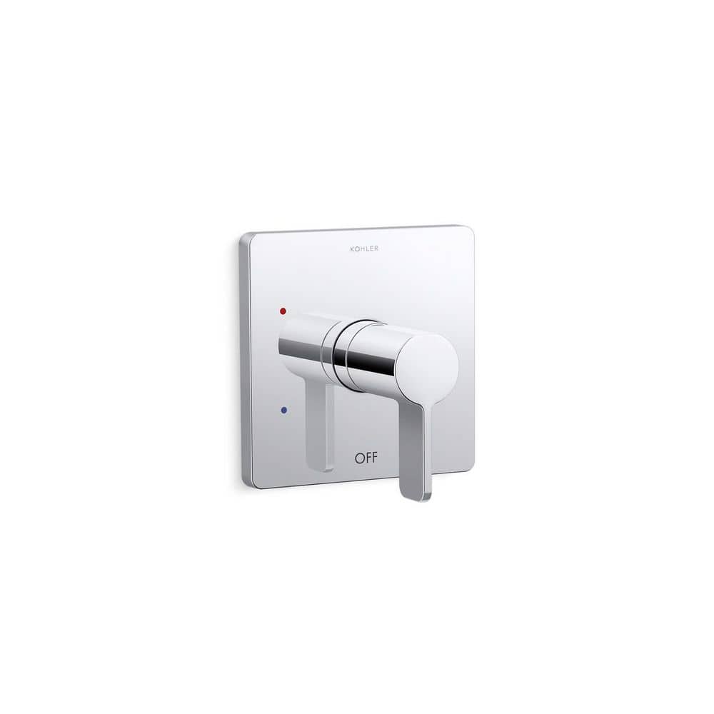 Parallel 1-Handle Wall Mount Valve Handle Trim Kit in Polished Chrome (Valve Not Included) price history on PriceWatchPro