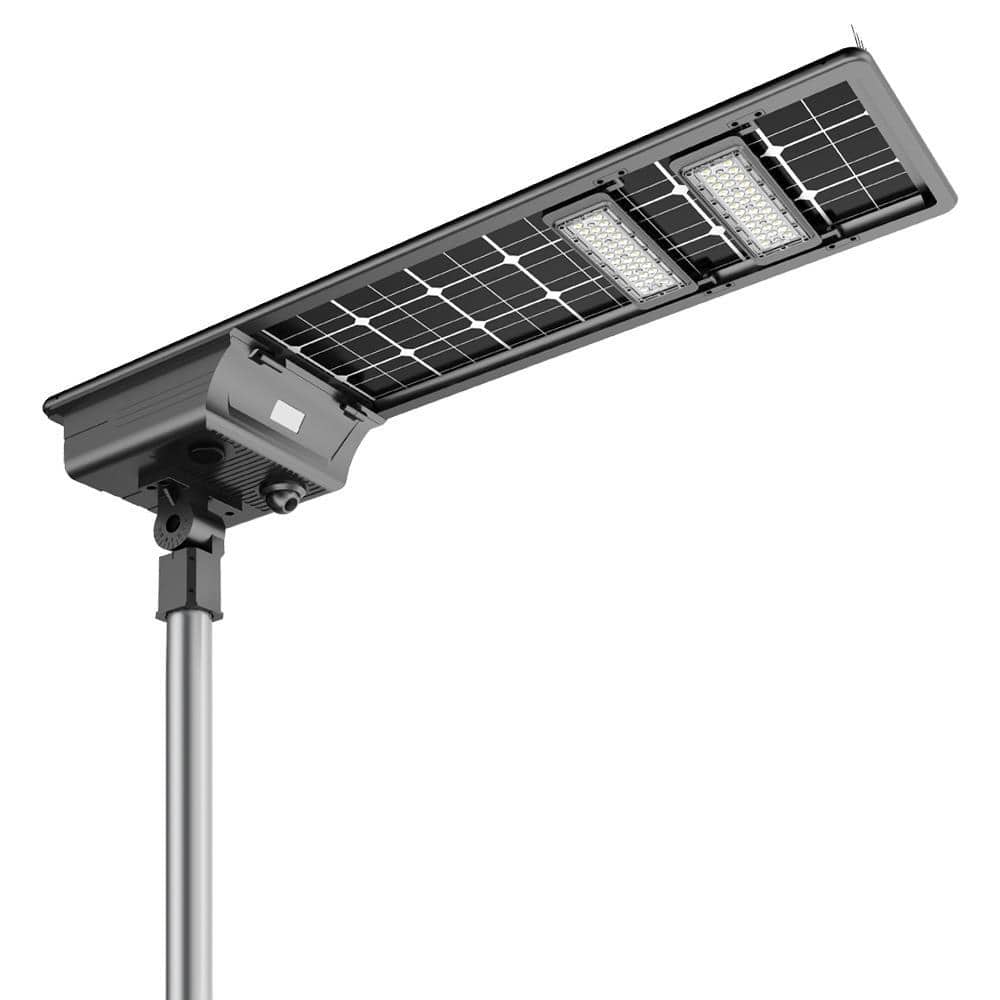 Provence 50-Watt Equivalent 10091 Lumens Solar Integrated LED Black Area Li