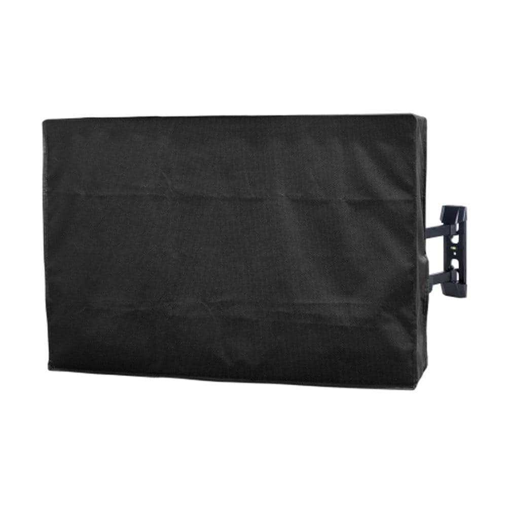 40 in. 45 in. Weather Proof Protective Indoor/Outdoor TV Cover in Black wit