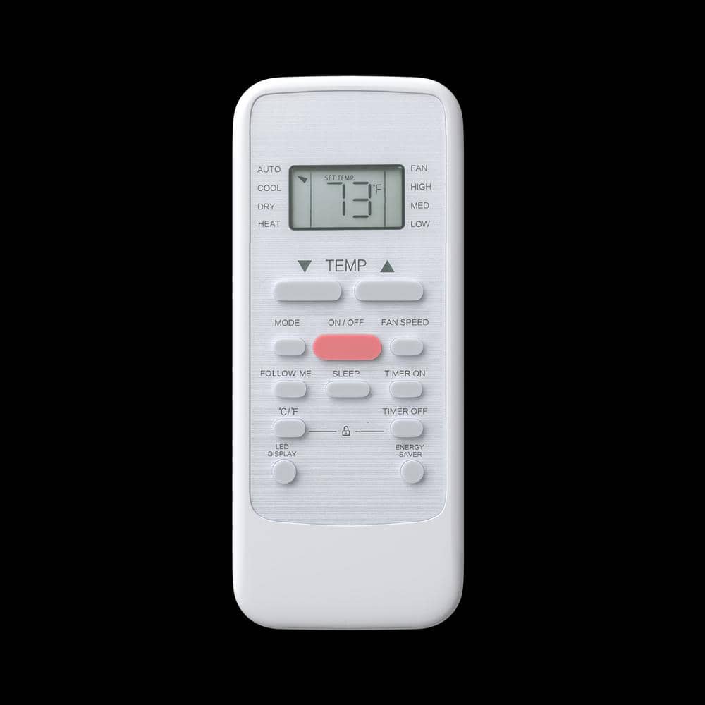 Durastar 8,000 BTU White Window Air Conditioner with Heater and Remote