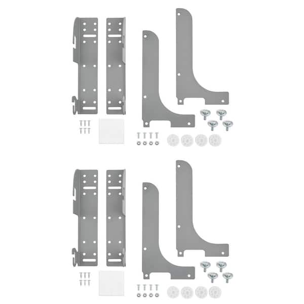 Rev-A-Shelf Door Mount Kit for Kitchen Cabinet Pull Out Wire Baskets (2-Pack)