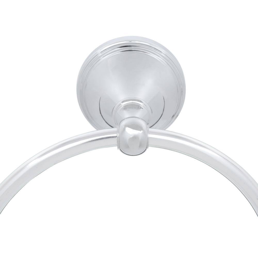 Annchester Chrome 4-Piece Polished Bathroom Hardware Set