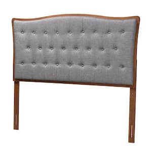 Nikita Gray Queen Upholstered Headboard