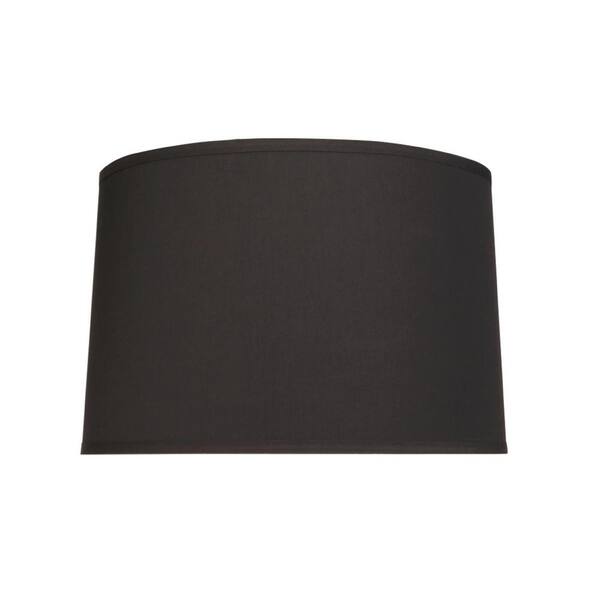Aspen Creative 32346 Transitional Hardback Empire Shaped Spider Construction Lamp Shade in Black 16 Wide 15 x 16 x 10 