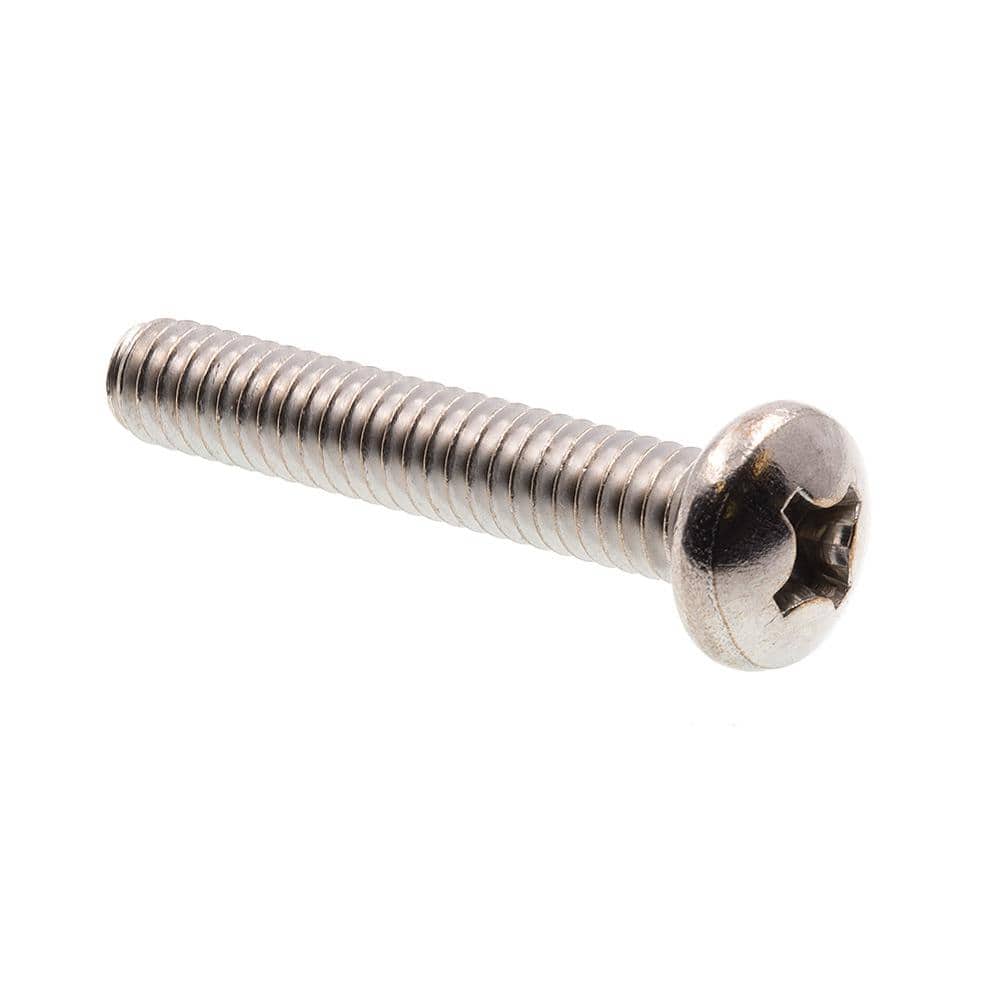 Full Thread Quantity 25 Pieces by Fastenere Phillips Drive 1/4-20 x 2 Pan Head Machine Screws Bright Finish Stainless Steel 18-8 Machine Thread