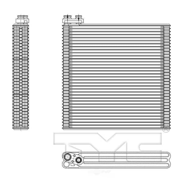 TYC A/C Evaporator Core