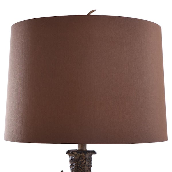 Chocolate brown deals table lamp