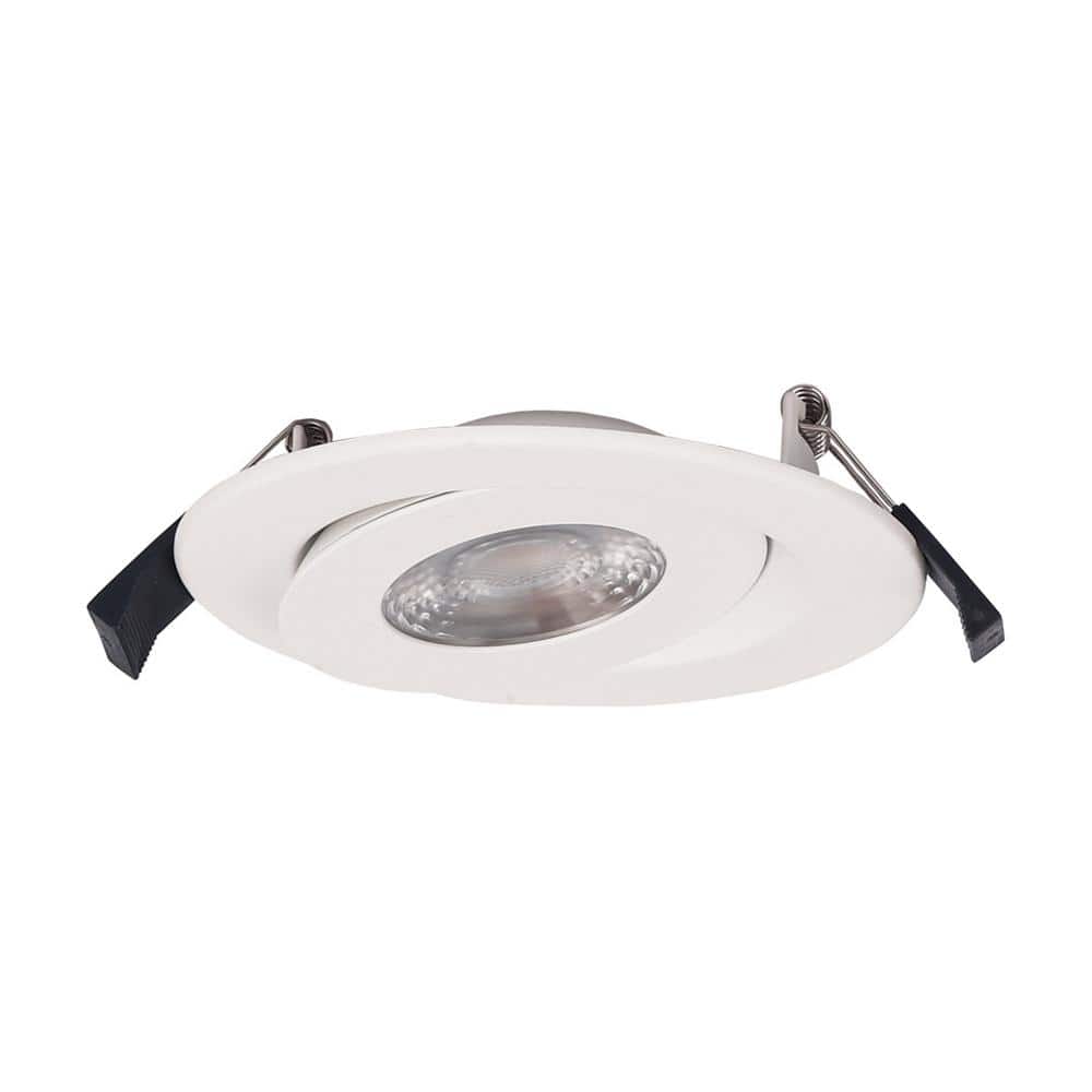 White Glass 4.73" LED Recessed Lighting Kit