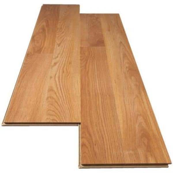 TrafficMaster Glentown Oak 7 mm Thick x 7-5/8 in. Wide x 54-3/8 in