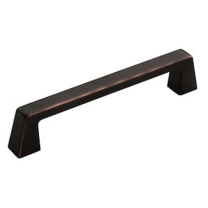 HICKORY HARDWARE Bridges Collection 6-5/16 in. (160 mm) C-C Oil-Rubbed  Bronze Highlighted Finish Cabinet Door and Drawer Pull P3235-OBH - The Home  Depot