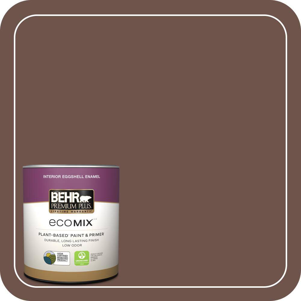 1 qt. #N150-6 Coffee Beans Eggshell Enamel EcoMix Plant-Based Interior Paint & Primer price history on PriceWatchPro