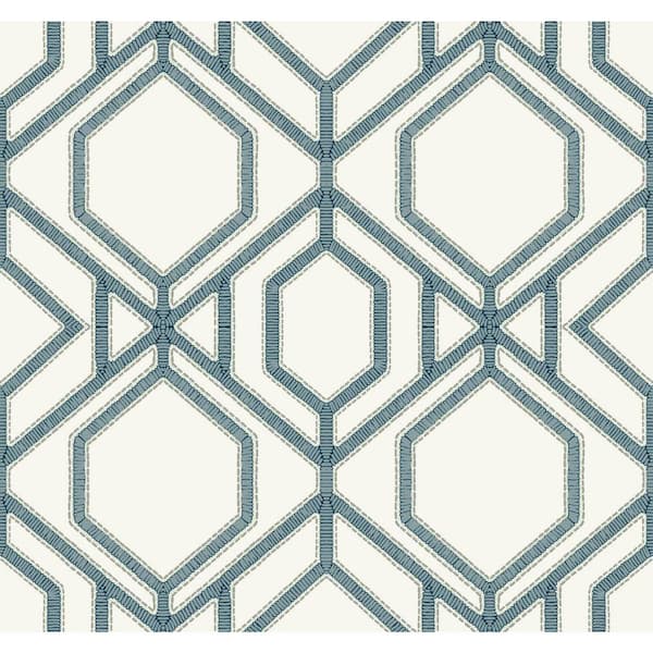 York Wallcoverings 60.75 sq. ft. Sawgrass Trellis Wallpaper
