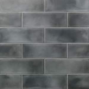 Piston Camp Gray 4 in. x 12 in. Glazed Ceramic Subway Wall Tile (34-piece 10.97 sq. ft. / box)