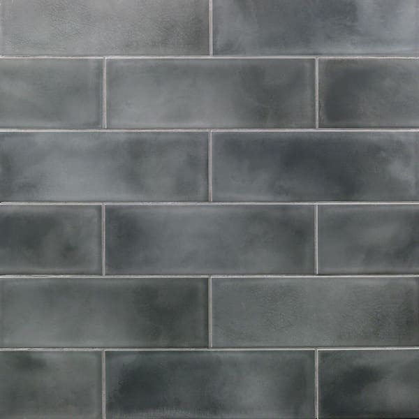 Ivy Hill Tile Piston Camp Gray 4 in. x 12 in. Glazed Ceramic Subway Wall Tile (34-piece 10.97 sq. ft. / box)