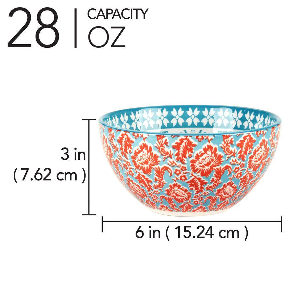 Panache Multicolor Ceramic All-Purpose Bowls Set of 6