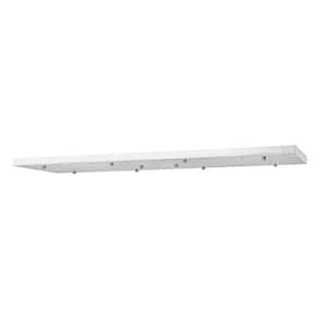 Multi Point Canopy 54 in. 23-Light Brushed Nickel Linear Ceiling Plate