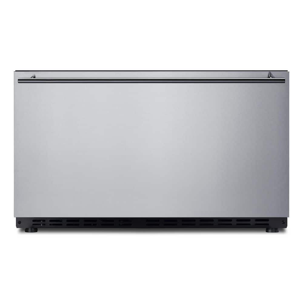 Summit Appliance 2.5 cu. ft. Outdoor Refrigerator Drawer in Stainless Steel, Stainless Steel/Panel-Ready