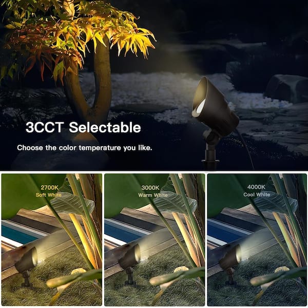 Sofiton Low Voltage 164 Lumens Bronze Outdoor Hardwired Integrated