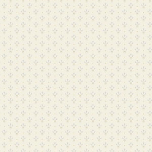 Lili White Miniature Floral Paper Strippable Roll (Covers 56.4 sq. ft.)