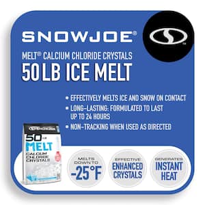 Melt 50 lb. Calcium Chloride Crystals Ice Melter