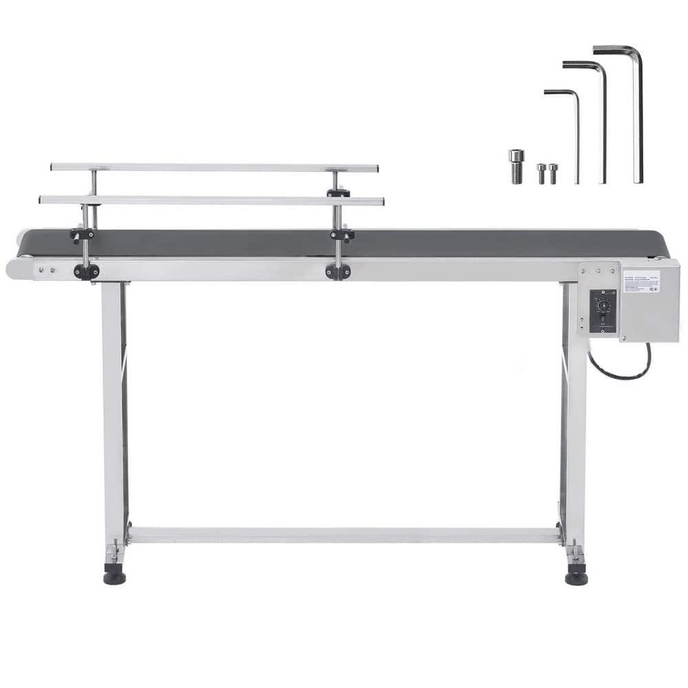 Belt Conveyor, 59 x 7.8 in. Conveyor Table, Heavy Duty Stainless Steel Motorized Belt Conveyor, Adjustable Speed price history on PriceWatchPro