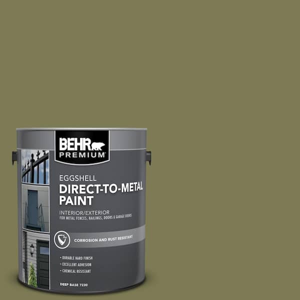 BEHR PREMIUM 1 gal. #S370-6 Seaweed Salad Eggshell Direct to Metal Interior/Exterior Paint