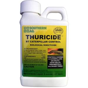 8 oz. Outdoor Organic Liquid Concentrate Thuricide Insect Killer for Caterpillar and Worm Control on Plants and Gardens