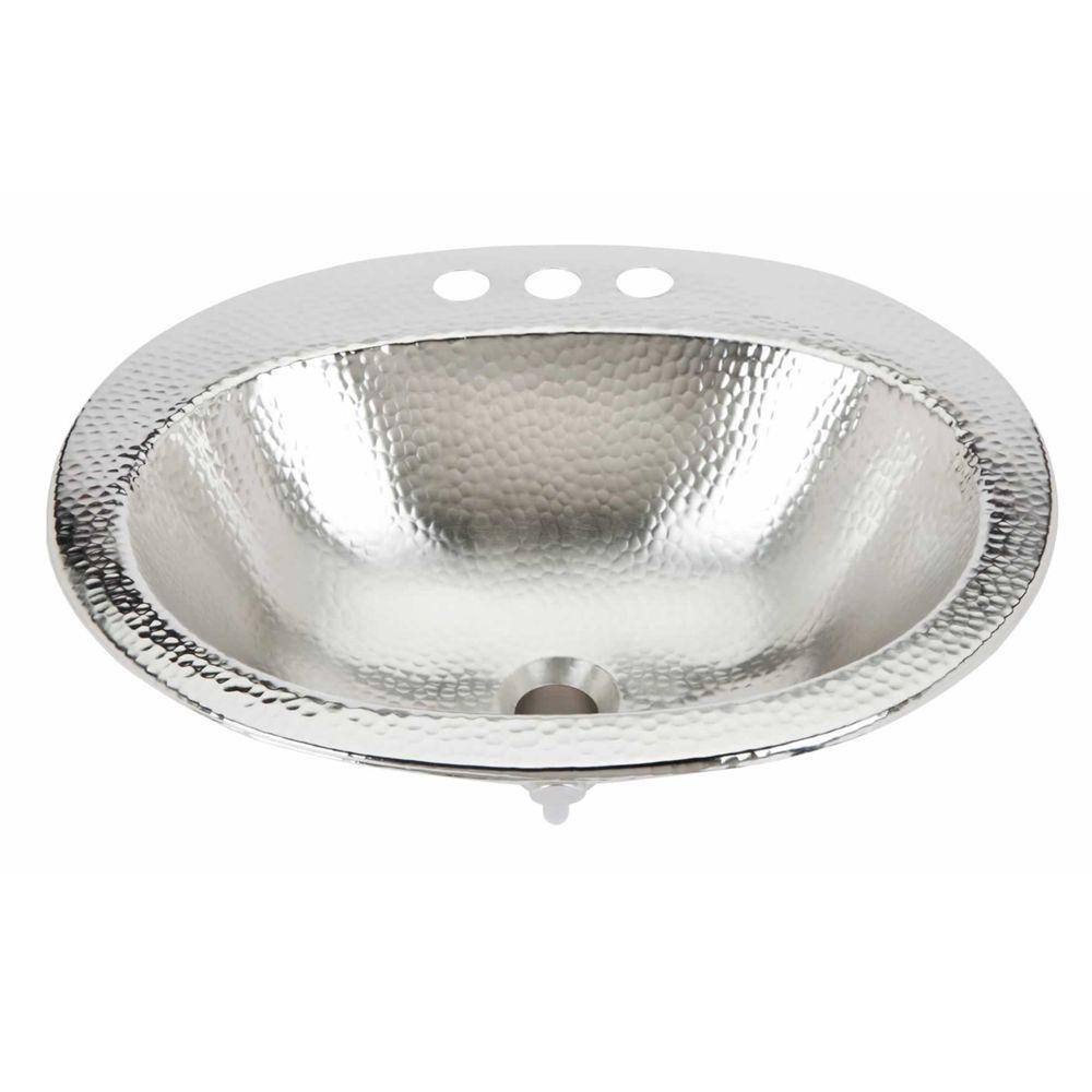 SINKOLOGY Seville 18 Gauge 20 in. Nickel DropIn Bath Sink in Nickel