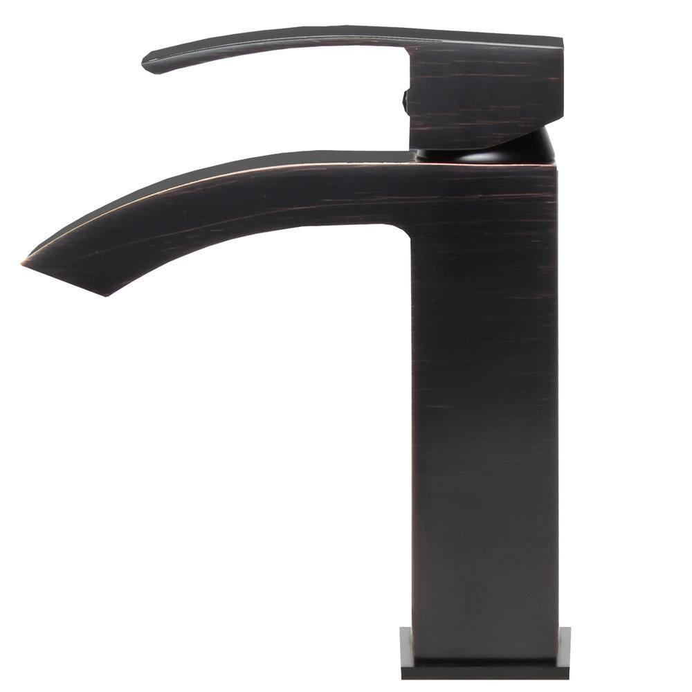 Oil Rubbed Bronze Single Handle Bathroom Faucet
