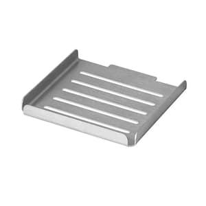 TI-SHELF Soap Dish (Line) 4.9 in. x 4.9 in. Stainless Steel Decorative Wall Shelf